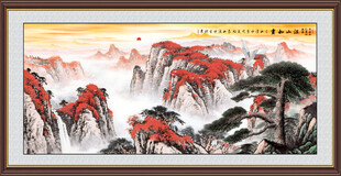 鸿运当头国画
