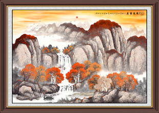 鸿运当头国画