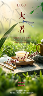 大暑小暑夏日海报