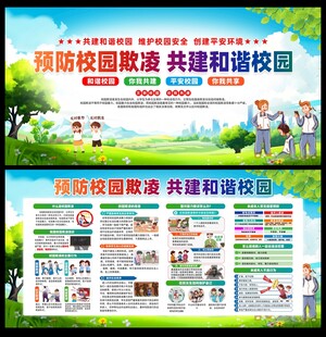 校园欺凌展板
