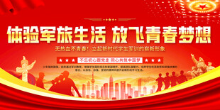 军训舞台背景
