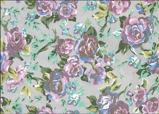 花卉图案布料纹理