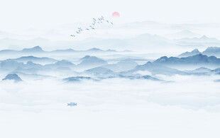 意境水墨山水