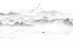 新中式背景墙