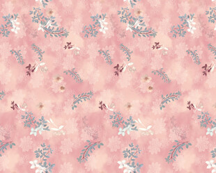 粉色花卉图案背景纹理