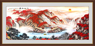 鸿运当头国画