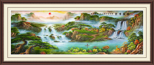 聚宝盆油画