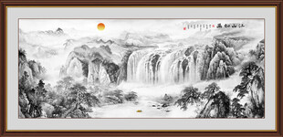 水墨山水画