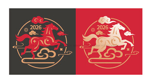 2026马年商场新年布置