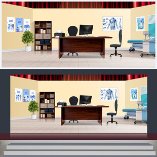 小品背景