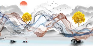 意境山水画
