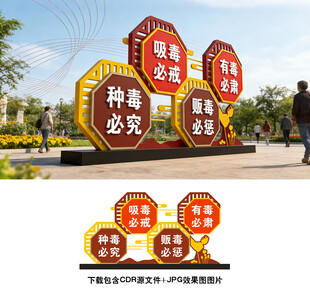 禁毒美陈