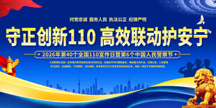 110宣传日展板背景