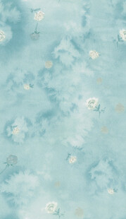 淡蓝色梦幻花卉纹理背景