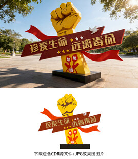 禁毒雕塑