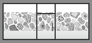 抽象几何线条图