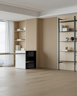 极简小景墙布壁画室内背景墙场景