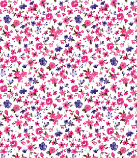 缤纷撞色花卉图案背景