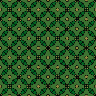 绿色几何图案无缝背景