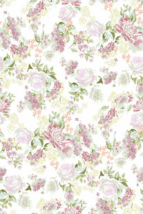 浪漫花卉图案背景