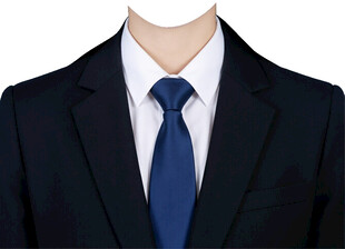 女西装领带证件照衣服