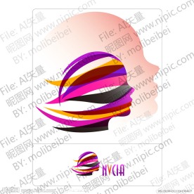 女性类LOGO模板