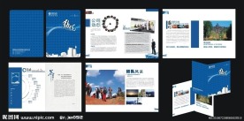 企业画册版式设计图片