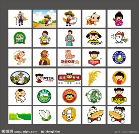 精品大米包装设计素材