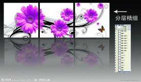 花卉 时尚 无框画