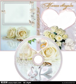 婚庆婚礼光盘和光盘盒设计