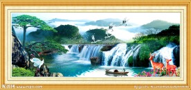 风景画 山水风景画