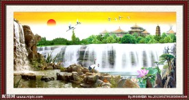 山水风景画