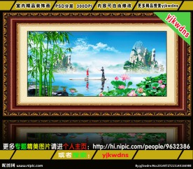 巨幅风景画