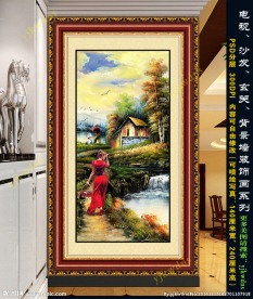 玄关欧式风格装饰画