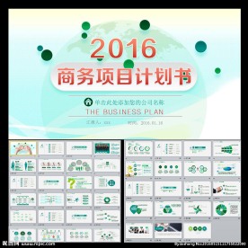 商业计划书营销策划书ppt模板