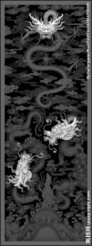 精品龙灰度图