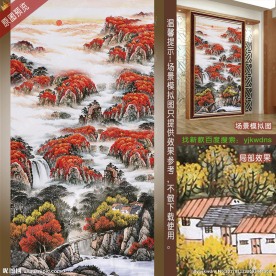 玄关山水画