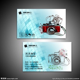 精品时尚摄影名片