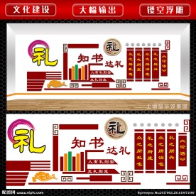礼仪文化墙 古典文化