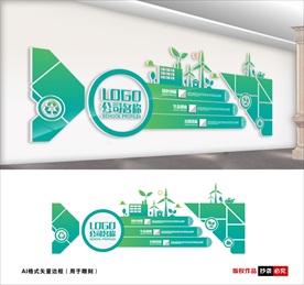 绿色环保文化墙