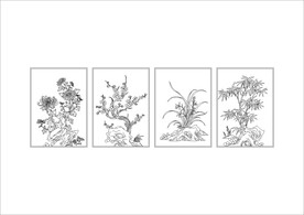 梅兰竹菊