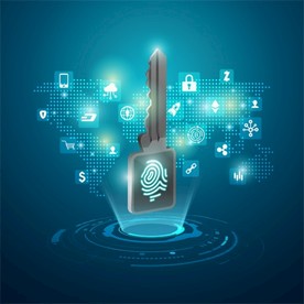 矢量钥匙安全加密技术素材