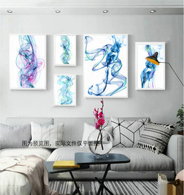 抽象线条组合北欧装饰画