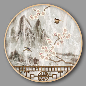 新古典中式山水花鸟画