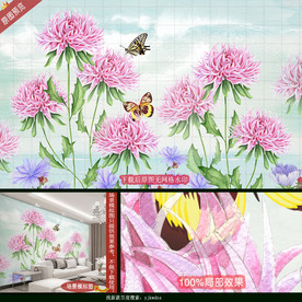 大型电视沙发背景墙