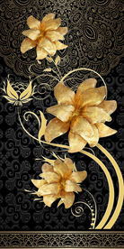 轻奢雕花3D玄关图