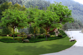 绿化改造景观设计效果图