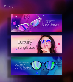 太阳眼镜海报电商banner