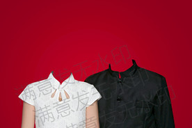 结婚登记照古典正装传统服饰服装