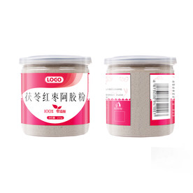 茯苓红枣阿胶粉包装设计